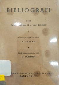 Image of Bibliografi