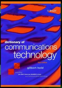 Image of Dictionary Of Communications Technology = Third Edition