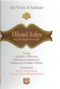 Image of Hilyatul Auliya Jilid 11: Sejarah & Biografi Ulama Salaf