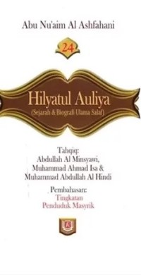 Image of Hilyatul Auliya Jilid 24: Sejarah & Biografi Ulama Salaf