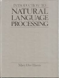 Image of Introduction to Natural Language Processing