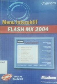 Image of Menu Interaktif Flash MX 2004