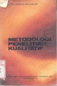 Image of Metodologi Penelitian kualitatif