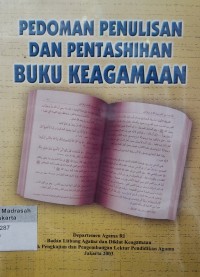 Image of Pedoman Penulisan Penerbitan dan Pentashihan Buku Keagamaan