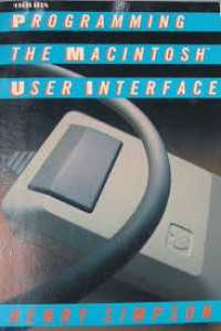 Image of Programming the Macintosh User Interface