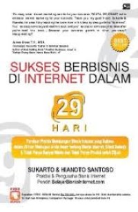 Image of Sukses Berbisnis Di Internet Dalam 29 Hari