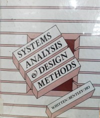 Image of Systems Analysis & Design Methods